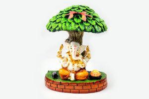 Lord Ganesha under tree